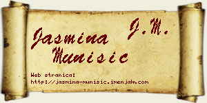 Jasmina Munišić vizit kartica